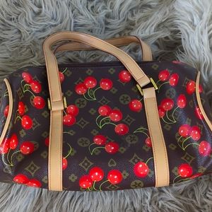 Cherry Pattern designer purse
